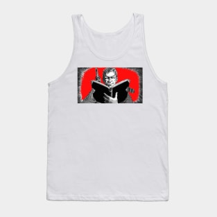 cowboy with gun reading the bible Tank Top